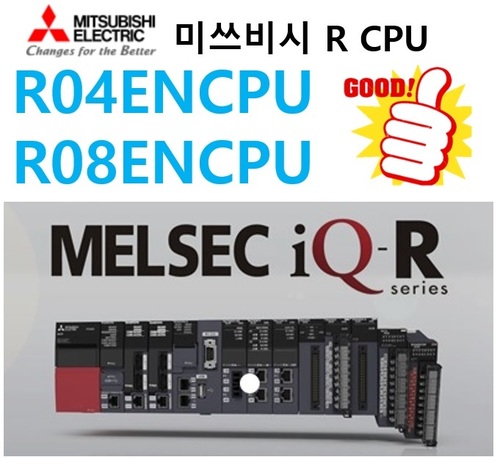 [신품] MITSUBISHI PLC CPU R04ENCPU, R08ENCPU  미쓰비시